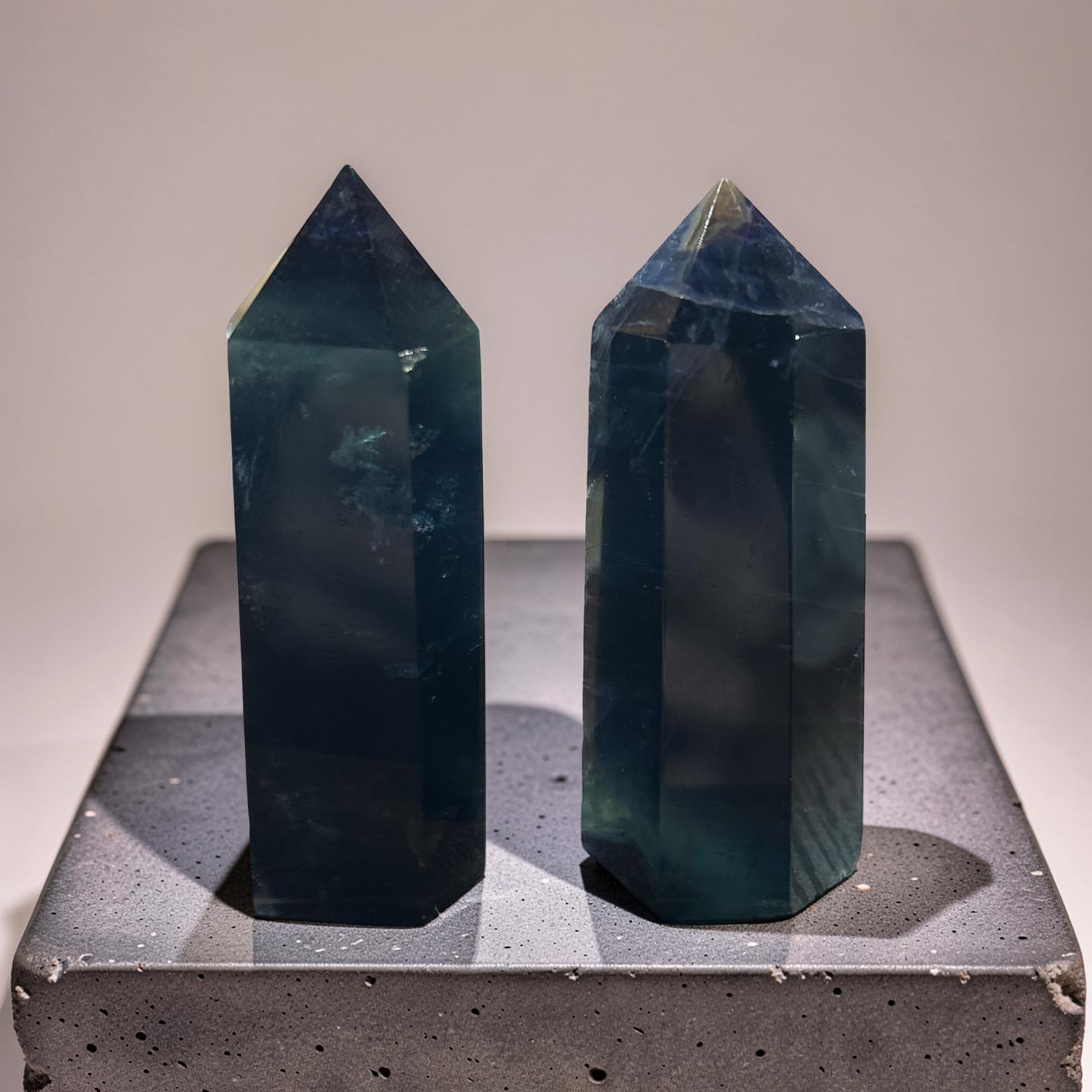 Black Rose Fluorite Tower
