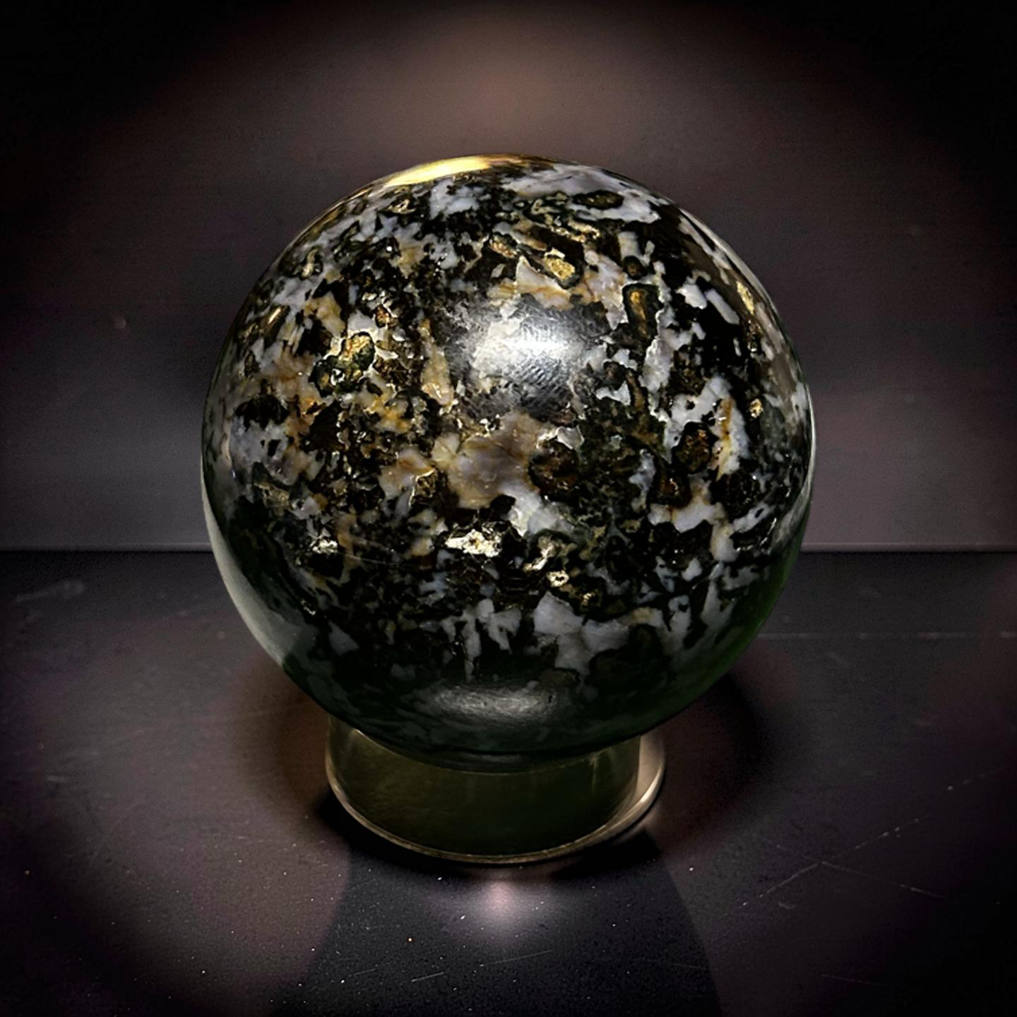 Indigo Gabbro Sphere
