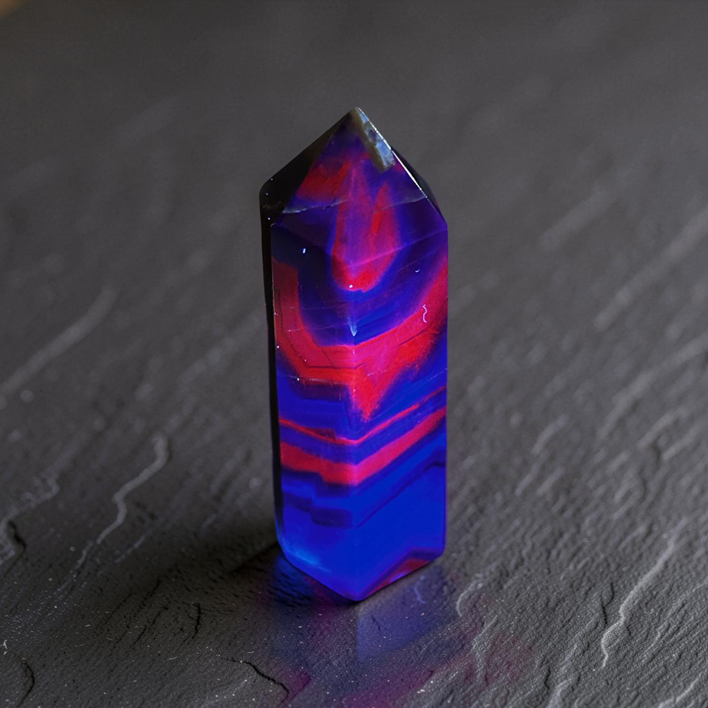 Black Rose Fluorite Tower