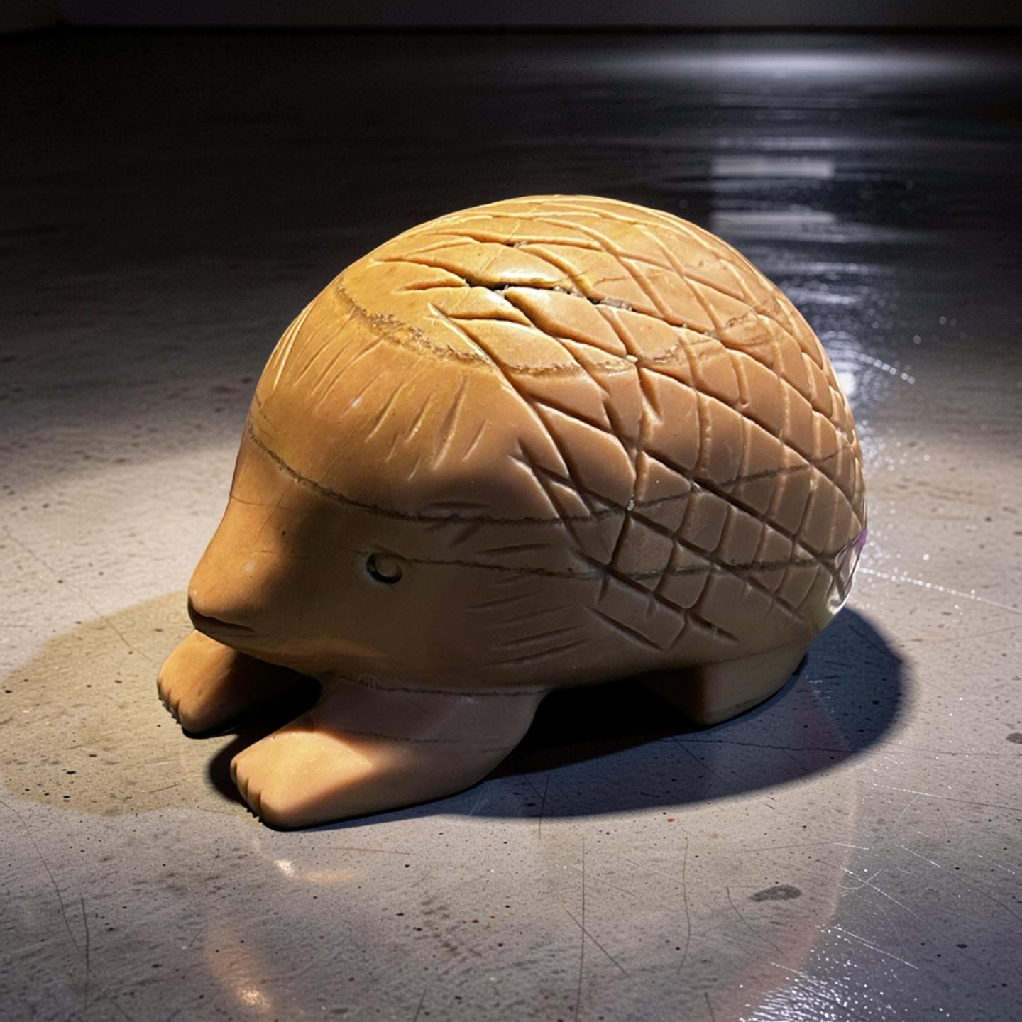 Indonesian Rhodinite Hedge Hog Carving